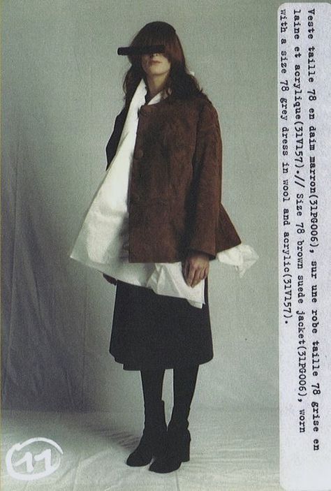 Margiela 90s, Archive Fashion, Brown Suede Jacket, Martin Margiela, Fashion Details, Gray Dress, Fashion Photographer, Runway Fashion, High Fashion