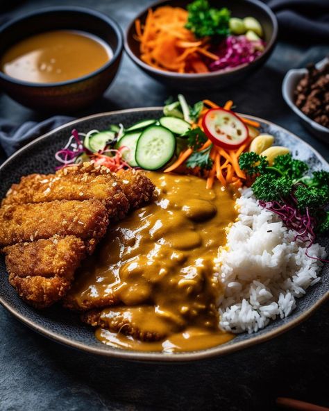 Vegan Tofu Katsu Curry🌱🍛 by Whiterabbit2000 Vegetarian Katsu Curry, Tofu Katsu Curry, Vegan Katsu, Vegan Katsu Curry, Tofu Katsu, Katsu Curry Recipes, Japanese Vegan, Katsu Recipes, Vegan Curry Recipes