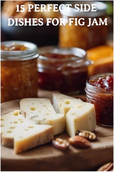 Elevate your cheese board with these perfect pairings for fig jam! 🧀🍇 #figjam #cheeseboard Charcuterie Board With Fig Jam, Fig Jam Cheese Pairing, Appetizers With Fig Jam, Recipes With Fig Jam, Fig Jam Appetizers, Fig Jelly, Orange Jam, Gourmet Sandwiches, Sliced Pears