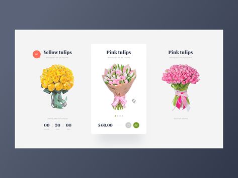 Flower Shop Advertisement, Flower Catalog Design, Flower Shop Catalogue Design, Florist App Design, Flowershop Instagram Layout, Flower Shop Website, Web Design Ux Ui, Catalog Printing, Flower Shop Design