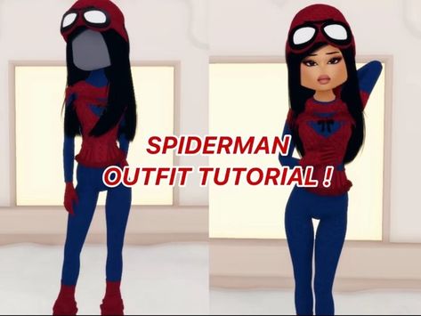 spiderman! 🕷️🕸️ @GIGI - Dress To Impress 💖 —— video owned by: 9uri... | spiderman | TikTok Cute Spider Man Outfit, Spiderman Dress Up, Spiderman Dress To Impress, Dress To Impress Spiderman, Women’s Spiderman Costume, Spider-man Dress, Spiderman Dress, Spiderman Outfit, Gigi Dress