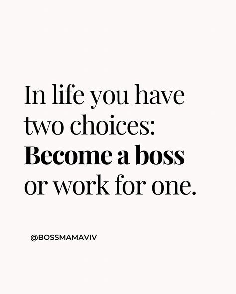 In life, we all face choices… Either take control of your destiny or let someone else decide it for you. If you’ve been dreaming of becoming your own boss, it’s time to take action. 💡 With digital marketing, you can build a business from anywhere and create the freedom you deserve. Ready to start? 👉🏻Comment “Blueprint” to grab my free step by step on how to get started! . . #mindsetofgreatness #businessminded #successmotivation #entrepreneurquotes #successdriven #successquote #min... Positive Business Quotes Motivation, My Own Boss, Ronaldo Junior, Build A Business, Dream Chaser, Own Boss, Take Control, Entrepreneur Quotes, Like A Boss