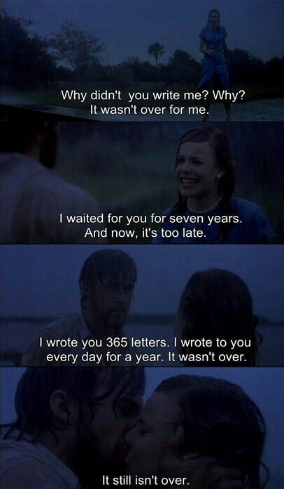 The Notebook Noah Letter, I Wrote You 365 Letters, The Notebook Wallpaper Iphone, 365 Letters, The Notebook Aesthetic, Notebook Movie Quotes, Nicholas Sparks Movies, Quote Movie, Best Movie Quotes