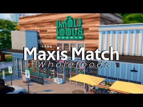 (111) Maxis Match Wholefoods Grocery Store| FUNCTIONAL | The Sims 4 Build Review + BIG ANNOUNCEMENT - YouTube Sims4 Grocery Store, Sims 4 Functional Grocery Store, Sims 4 Grocery Shopping Mod, Store Sims 4 Cc, Sims 4 Supermarket, Sims 4 Grocery Store Cc, Sims 4 Lots Community, Sims 4 Store, Whole Foods Grocery Store