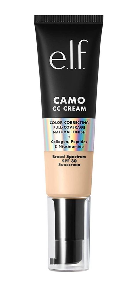 It cosmetics cc cream dupe from elf Best Cc Cream, Color Correcting Cream, It Cosmetics Cc Cream, Foundation With Spf, Strobe Cream, Dream Cream, Beauty Balm, Elf Cosmetics, Full Coverage Foundation