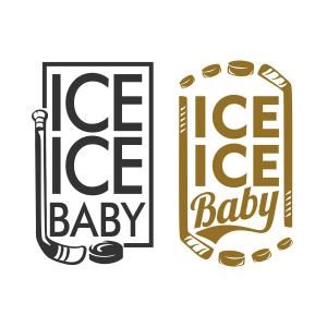 Ice Ice Baby Hockey SVG Cuttable Design Hockey Puns, Hockey Crafts, Apex Design, Hockey Svg, Hockey Birthday, Hockey Logos, Nhl Logos, Cricut Baby, Pun Card