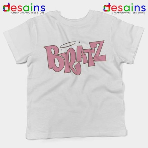 Bratz Angelz Kids Tshirt Fashion Dolls Youth Tee Shirts S-XL Bratz T Shirt, Bratz Shirt, Brat Doll, Cheap Graphic Tees, Kids Tshirt, Custom Design Shirts, Tshirt Fashion, Costume Shirts, Custom Printed Shirts