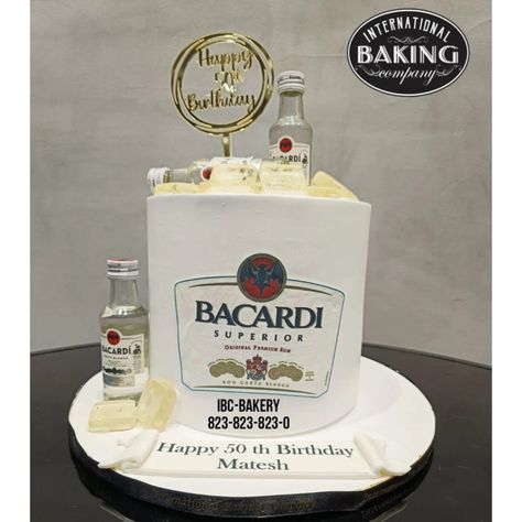 Alcohol lover cake🥂✨ Lover Cake, Theme Cake, Bacardi, Themed Cakes, Cake