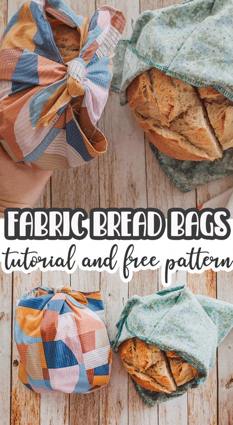 Sew adorable fabric bread bags with this sewing tutorial and free template. Perfect for gifting or storage of bread, especially sourdough. Easy sewing template and tutorial for fabric bread bags. Bread Popcorn, Crochet Diy Ideas, Linen Projects, Linen Bread Bag, Sewing Template, Bag Sewing Tutorial, Create Storage, Home Made Bread, Bread Recipes Easy