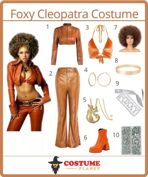 Beyonce Foxy Cleopatra Outfits, Foxxy Cleopatra Beyonce Costume, Foxy Cleopatra Outfit, Foxy Cleopatra Halloween Costume, Foxy Brown Costume, Beyonce Foxy Cleopatra, Cleopatra Outfit, Foxy Cleopatra, Beyonce Costume