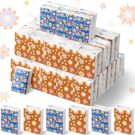 Amazon.com: 50 Pack Mini Tissue Packs Bulk 3 Ply Spring Floral Travel Tissues Packs Facial Tissues Individual Tissue Packs Small Tissue Travel Size Bulk for Wedding Holiday Party 7 Sheets Each Pack (Double Print) : Health & Household Travel Tissues, Tissue Pack, Facial Tissues, Holiday Wedding, Grocery Shop, Grocery Shopping, Travel Size, Spring Floral, Tissue Paper