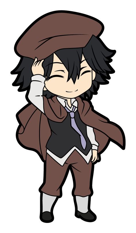 Ranpo Transparent, Ranpo Edogawa Outfit, Chibi Ranpo Edogawa, Ranpo Edogawa Full Body Pic, Ranpo Gacha Club Oc, Ranpo Full Body Picture, Bsd Crochet, Ranpo Chibi, Ranpo X Yn