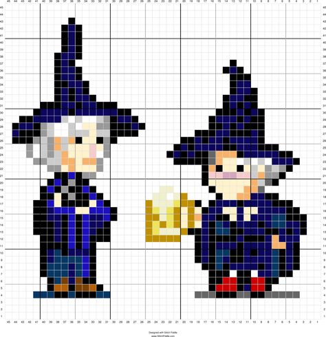 Geek Embroidery, Disenchantment Cross Stitch, Wizard Cross Stitch, Terraria Cross Stitch, Planchette Cross Stitch, Discworld Cross Stitch, Stitch Fiddle, Witch Cross Stitch, Cross Stitch Pattern Maker