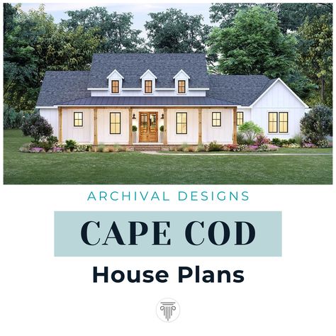 Cape Cod House Exterior With Porch, Farmhouse Cape Cod Exterior, Board And Batten Siding Cape Cod, Cape Cod Cedar Shake, Update Cape Cod House Exterior, Front Porch On Cape Cod Style House, Cape Style Home Additions, Cap Cod Floor Plans, Cape Cod House Plans With First Floor Master