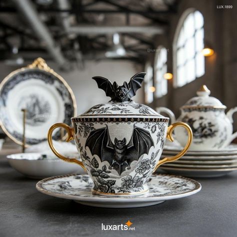 Bat Teacup: Exclusive Bat Teacups - A Must-Have for Collectors Bat Teacup: 🦇 🍵 ✨: #batteacup #gothicteaware #luxarts: Sip in spooky elegance with the Bat Teacup – a whimsical and gothic-inspired teacup designed with bat-shaped details. Perfect for adding a dark, mystical touch to your tea time or Halloween gatherings, this unique teacup combines playful design with functionality. The Bat Teacup from Luxarts is where gothic charm meets everyday tea enjoyment, making every sip feel magical and ... Bat Teacup, Tea Cup Design, Playful Design, Tea Time, Bat, Tea Cups, Tea, Halloween, Design