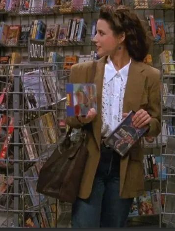 Elaine Benes From Seinfeld's Best Fashion Elaine Benes, 90s Inspired Outfits, 90s Fashion Outfits, Fashion Fail, 90s Outfit, 40s Fashion, Seinfeld, Fashion Tv, 60s Fashion