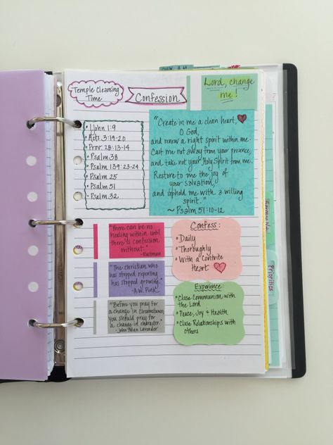 How can you make confession a regular part of your times with the Lord?  Find out in my post - How to Create a Personal Prayer Notebook - The Healthy Happy Woman Prayer Notebook, Prayer Closet, Personal Prayer, Bible Study Methods, Bible Study Notebook, Study Journal, Bible Time, Happy Woman, Bible Study Journal