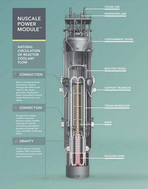 The first generation-IV nuclear reactor design has been approved for certification by the US Nuclear Regulatory Commission. NuScale's small modular reactor design promises safe, clean energy at radically reduced cost, land use and installation time. Nuclear Engineering, Nuclear Technology, Nuclear Reaction, Module Design, Nuclear Physics, Nuclear Power Station, Nuclear Plant, Nuclear Reactor, Nuclear Energy