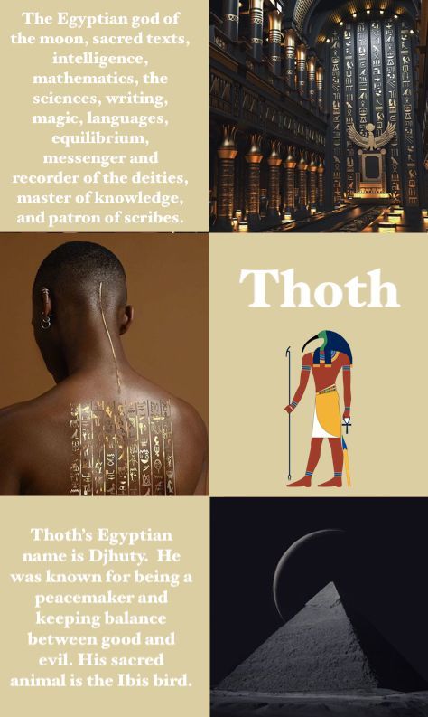 Thoth God Wallpaper, Thoth Egyptian God Aesthetic, Egyptian Paganism, Egypt Quotes, Egypt Quote, Thoth Egyptian God, Egyptian Pantheon, Spiritual Center, Egyptian Names