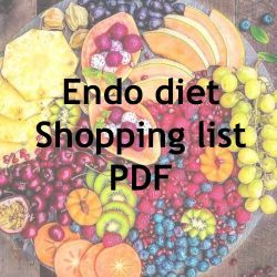 Endo Diet Food List, Endo Diet Meal Plan, Endometrioma Diet Recipes, Endo Diet Recipes, Endrometisis Diet, Fibroid Diet Meal Plan, Endometrioma Diet, Endo Food, Endo Diet