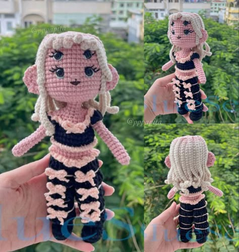 Melanie Martinez Crochet Ideas, Melanie Martinez Crochet Doll, Melanie Martinez Crochet Pattern, Crochet Melanie Martinez, Melanie Martinez Crochet, Melanie Martinez Portals, Melanie Martinez Photography, Korean Fits, Pity Party