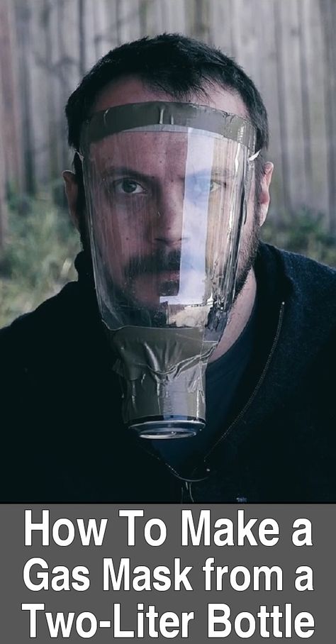 In this video, Black Scout Survival makes a gas mask with a bottle, a can, rubber bands, cotton rounds, duct tape, medical tape, and activated charcoal. Gas Mask Diy, Diy Gas Mask, Miejski Survival, Cotton Rounds, Emergency Preparation, Survival Life Hacks, Apocalypse Survival, By Any Means Necessary, Survival Techniques