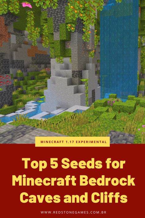 Top 5 Seeds for Minecraft Bedrock Minecraft Lush Caves Seed, Most Beautiful Minecraft Seeds, Lush Cave Seeds Minecraft, Minecraft Cave Seeds, Good Minecraft Seeds For Building Bedrock, Beautiful Minecraft Seeds Bedrock, Minecraft World Seeds Bedrock, Minecraft Bedrock Seeds, Bedrock Minecraft Seeds