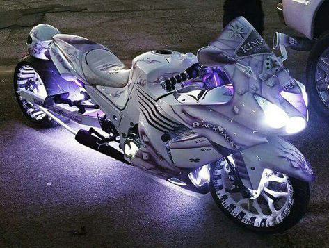 Cool Moter Cycles, Hello Kitty Bike, Purple Motorcycle, It Party, Pink Motorcycle, Party Cat, Motocross Love, White Motorcycle, Motorcross Bike