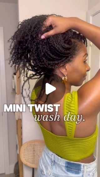 How To Refresh Mini Twists, Mini Twist Hair Growth, Mini Twists Bob, Mini Twist Braids Hairstyles, Qvr Hair Twist, Micro Mini Twist, Mini Marley Twists, Qvr Hair, Mini Twists Styles