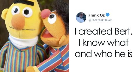 “They’re Not Gay”: Creator Of Bert & Ernie Gets Backlash After Revealing Their Sexuality Bert X Ernie Fanart, Bert X Ernie, Bert And Ernie Fanart, Bert Sesame Street, Ernie And Bert, Bert Ernie, Bert And Ernie, Frank Oz, Historical Humor