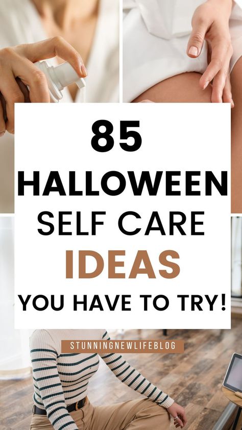 Halloween self care ideas- how to look after yourself this fall, fall self care, autumn self care, self, self care activities, ways to destress, self care routine, care, fall diy, wellness routine, self love, wellness inspiration, self empowerment, cozy fall, challenges to do, fall self care, aestehtic. Halloween Self Care, Autumn Self Care, Fall Self Care, Diy Self Care, Diy Wellness, Ways To Destress, Love Wellness, Homemade Scrub, Challenges To Do