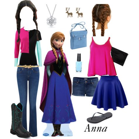 anna casual cosplay dana95r polyvore Anna Inspired Outfit, Casual Cosplay, Cosplay Costumes, Outfit Inspirations, Polyvore Image, Polyvore, Disney, Clothes