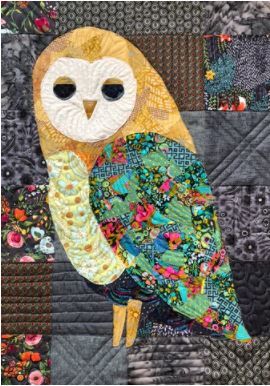 Collage Quilt Patterns, Owl Quilt Block, Owl Quilt Pattern, Collage Quilting, Bird Quilt Blocks, Owl Quilts, Collage Quilts, Owl Quilt, Owl Applique