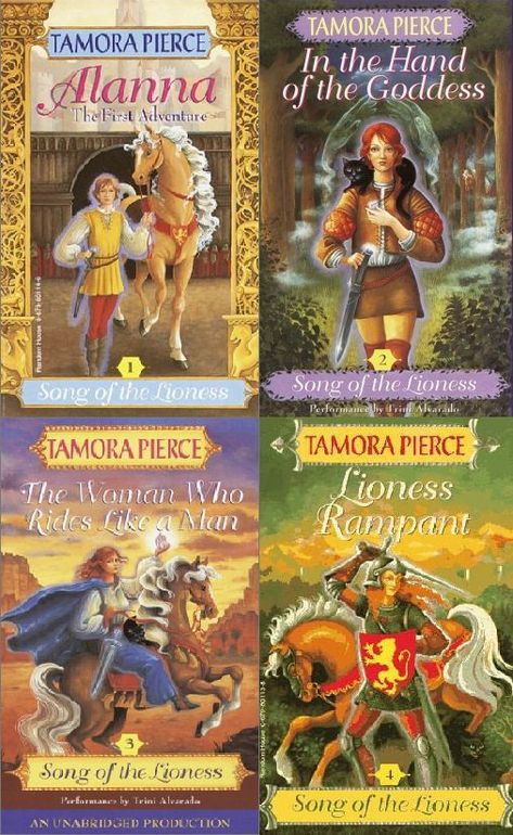 Alanna Series -Tamora Pierce Song Of The Lioness, Tamora Pierce, Book Tattoo, Book Dragon, Book Tv, Happy Reading, Books For Teens, The Goddess, Favorite Authors