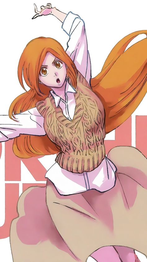 Official art Orihime Inoue Official Art, Orihime Official Art, Orihime Wallpaper, Orihime Inoue Fanart, Orihime Fanart, Orihime Pfp, Orihime Manga, Bleach Official Art, Kurosaki Family