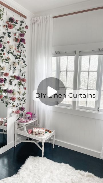 Home Refresh Ideas, Double Windows, Vibe Bedroom, Curtains Diy, Home Refresh, Save For Later, Awesome Bedrooms, Linen Curtains, Curtains Bedroom