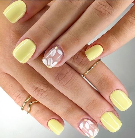 Yellow Homecoming Nails, Easter Nails Acrylic, Nails Acrylic Spring, Spring Nails 2023 Gel, Acrylic Nails Designs, 2023 Nails, Summer Acrylic, Art Designs Ideas, Spring Acrylic Nails