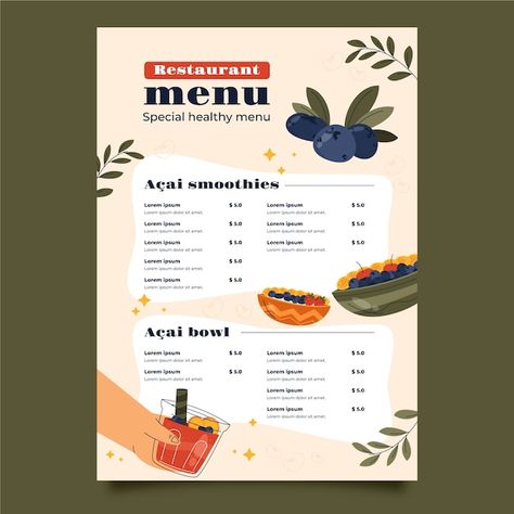 Menu Cafeteria, Indian Food Menu, Posters Layout, Cafe Menu Design, Graphic Design Posters Layout, Menu Design Template, Food Menu Design, Fruit Shop, Cafe Menu