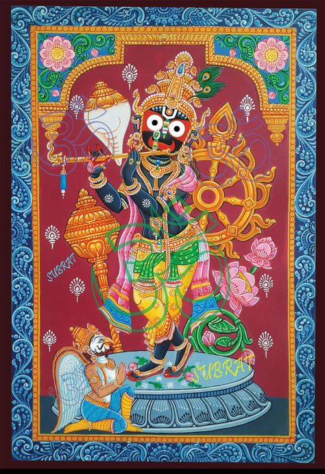 Lord Jagannath Paintings, Lord Jagannath Drawing, Jagannath Painting, Jay Jagannath, God Painting, Worli Painting, Contemporary Folk Art, Lord Jagannath, Indian Art Gallery