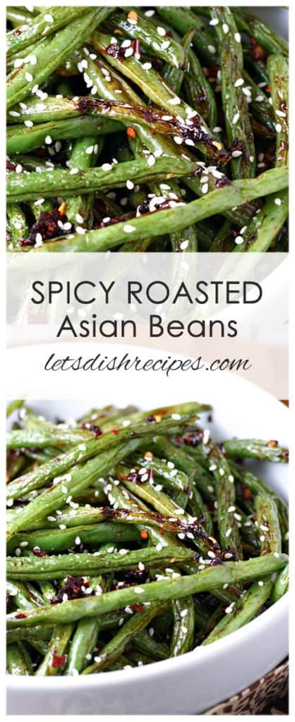 Asian Green Beans Recipe, Asian Green Bean Recipes, Spicy Soy Sauce, Asian Green Beans, Spicy Green Beans, Unique Side Dishes, Green Beans Recipe, Roasted Green Beans, Fresh Green Beans