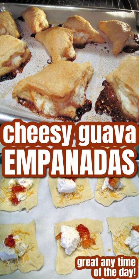 How to make guava empanadas delicious easy recipe Guava Empanadas, Guava And Cheese, Empanadas Recipes, Cheese Empanadas Recipe, Cheese Empanadas, Guava Paste, Easy To Make Appetizers, Easy Cheese, Easy Party Food