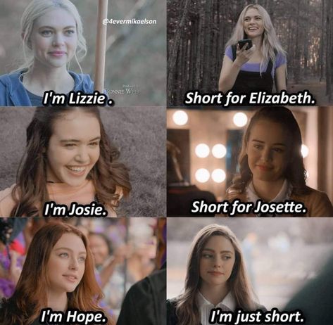 Legacies Funny, Lizzie And Josie, Tvd Quotes, Vampire Diary, Klaus The Originals, Fandom Quotes, Vampire Diaries Memes, Legacy Tv Series, Vampire Shows