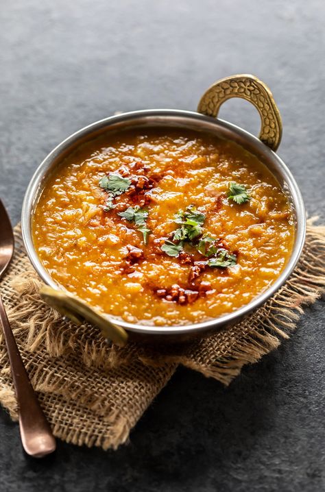 Instant Pot Dal Recipe - Cook With Manali Instant Pot Dal, Bread Sauce, Yellow Lentils, Jeera Rice, Fenugreek Leaves, Dal Recipe, Indian Street Food, Red Chili Powder, Red Lentil