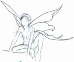 Fairy Sitting Drawing, Tiny Fairy Drawing, Fairy Art Drawing Sketches Beautiful, Drawing Fairies, Sunflower Fairy, Basic Sketch, Sitting Fairy, Fairy Sketch, Badass Drawings