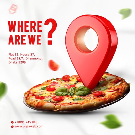 Instagram Food Post Design, Pizza Creative Ads, Food Advertising Poster, Print Ads Design, Pizza Social Media Design, Food Delivery Design, Fast Food Social Media Post, Food Ads Design, Pizza Social Media Post