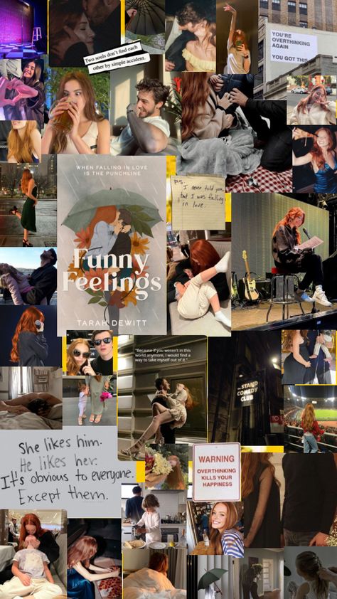 Funny Feelings by Tarah Dewitt #women#books #comedy #redhead #funny#funnyfeelings #anxiousthoughts #cute#romance #romantic #friendstolovers #romancebooks #flowers Tarah Dewitt, Redhead Funny, Romantic Comedy Books, Romcom Books, Women Books, Feelings Book, Romance Series Books, Romantic Book Quotes, Cute Romance