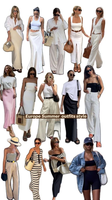 Madrid Outfits, Summer Outfit Style, Dubai Outfit, Capsule Wardrobe Casual, Outfit Verano, Vacation Fits, Old Money Outfit, Money Outfit, Europe Outfits