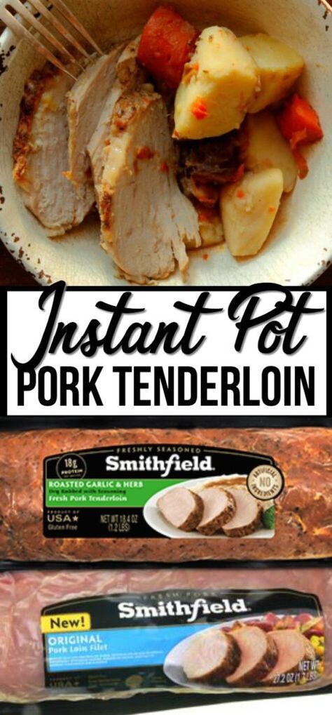 How to Cook Pork Loin Filet in the Pressure Cooker Instapot Pork Loin And Potatoes, Instant Pot Pork Tenderloin With Potatoes And Carrots, Pork Tenderloin In Pressure Cooker, Pressure Cook Pork Tenderloin, Pork Loin Filet Recipes Instant Pot, Pressure Cooker Pork Loin Recipes, Instant Pot Pork Loin And Potatoes, Instapot Pork Loin Recipes Easy, Smithfield Pork Loin Instant Pot