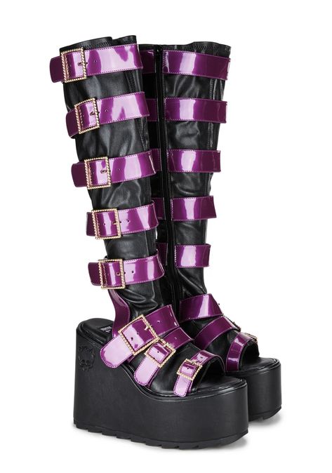 Monster High Shoes, Monster High Costume, Shoes Platform Sneakers, Yru Shoes, Platform Heels Boots, Kawaii Shoes, Shoes Platform, High Shoes, Inspo Board