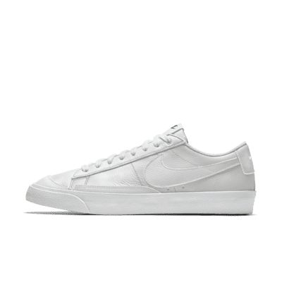 Nike Blazer Low '77 By You Custom Women's Shoes. Nike.com Custom Nike Blazers, Nike Blazer Low 77, Shoes Sneakers White, Nike Blazer Low, Blazer Low, Custom Nikes, Nike Blazer, White Nike, Air Force Sneakers